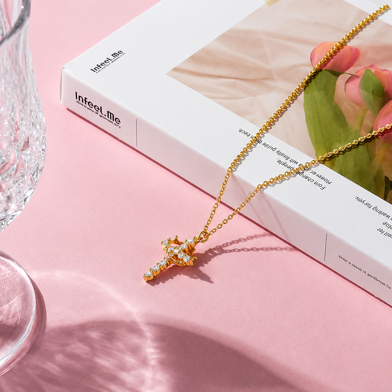 Cross & Crown Necklace