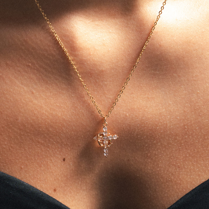 Cross & Crown Necklace